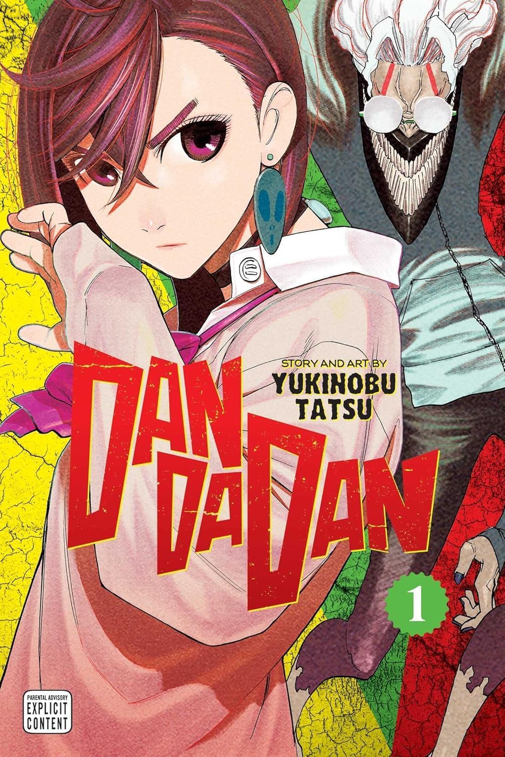 Dandadan manga volumes fanned out showing full 7-book collection