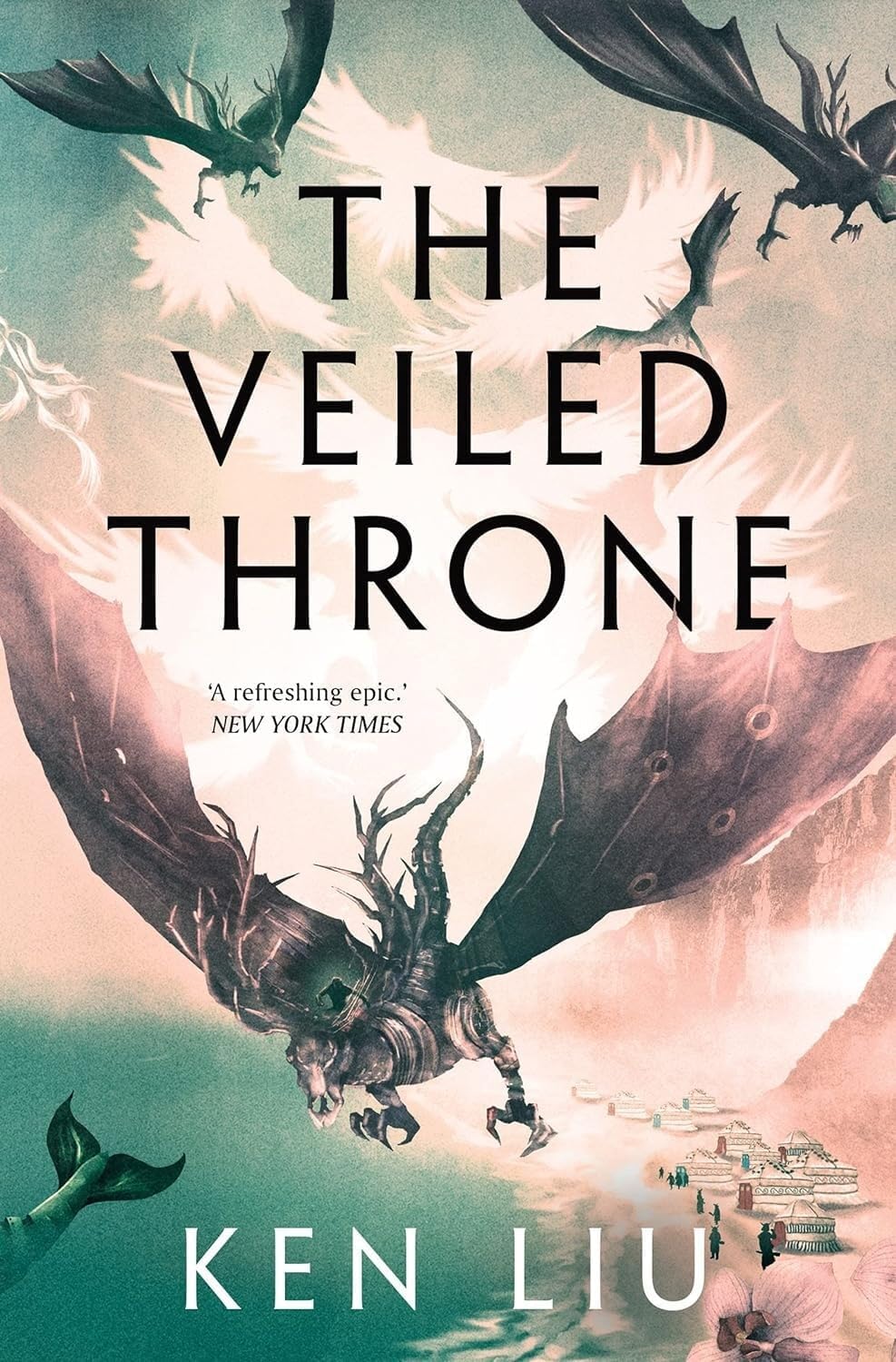 The Dandelion Dynasty 4 Books Collection Set by Ken Liu, paperback — back cover synopsis text of one of the paperbacks in the set.
