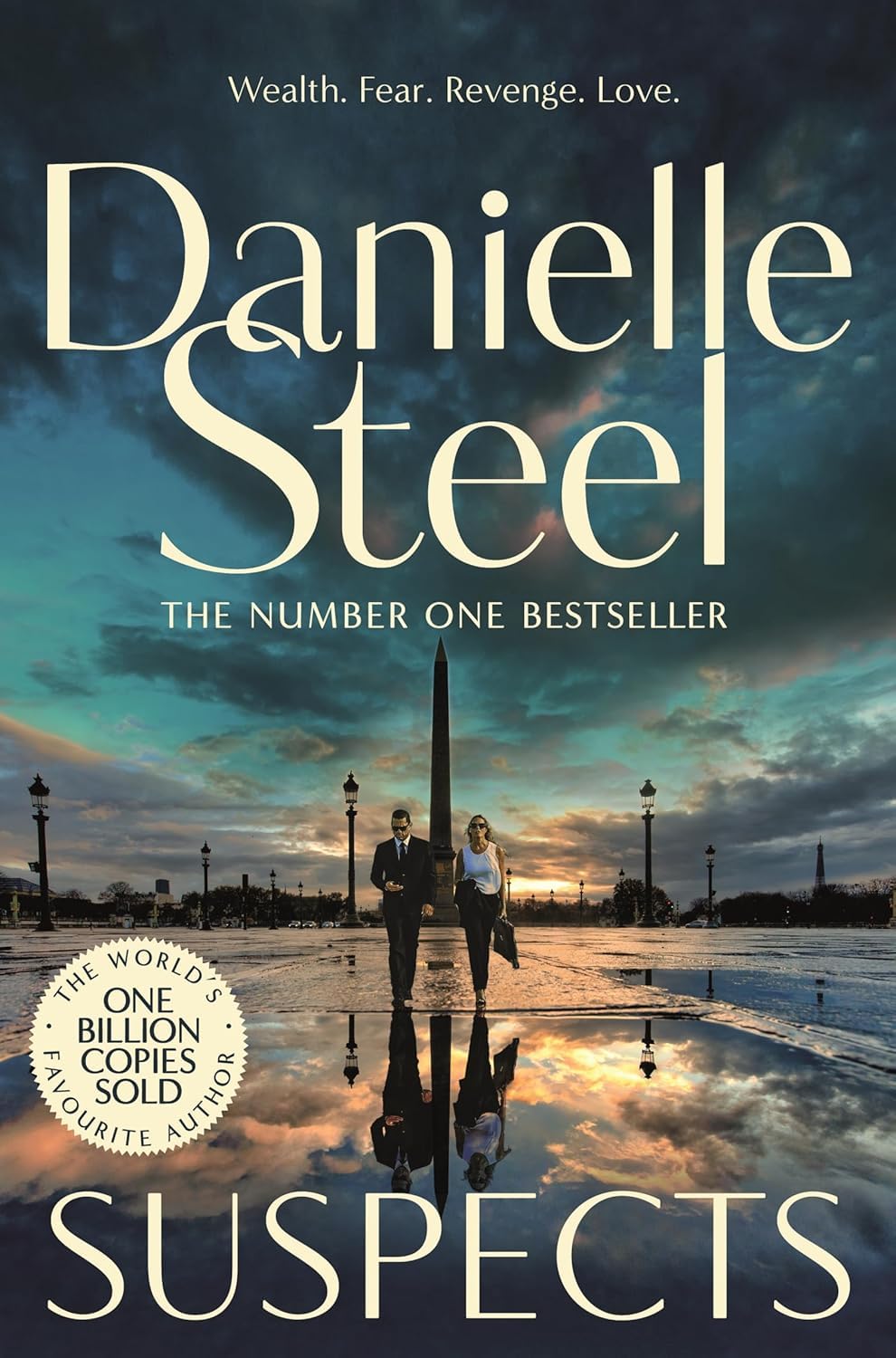 Back cover synopsis of Suspects by Danielle Steel, paperback edition