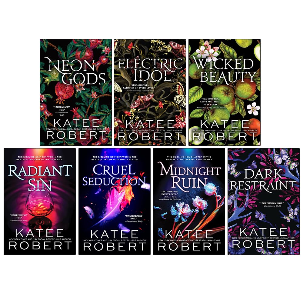 front cover of the full Dark Olympus 7-book paperback collection set by Katee Robert