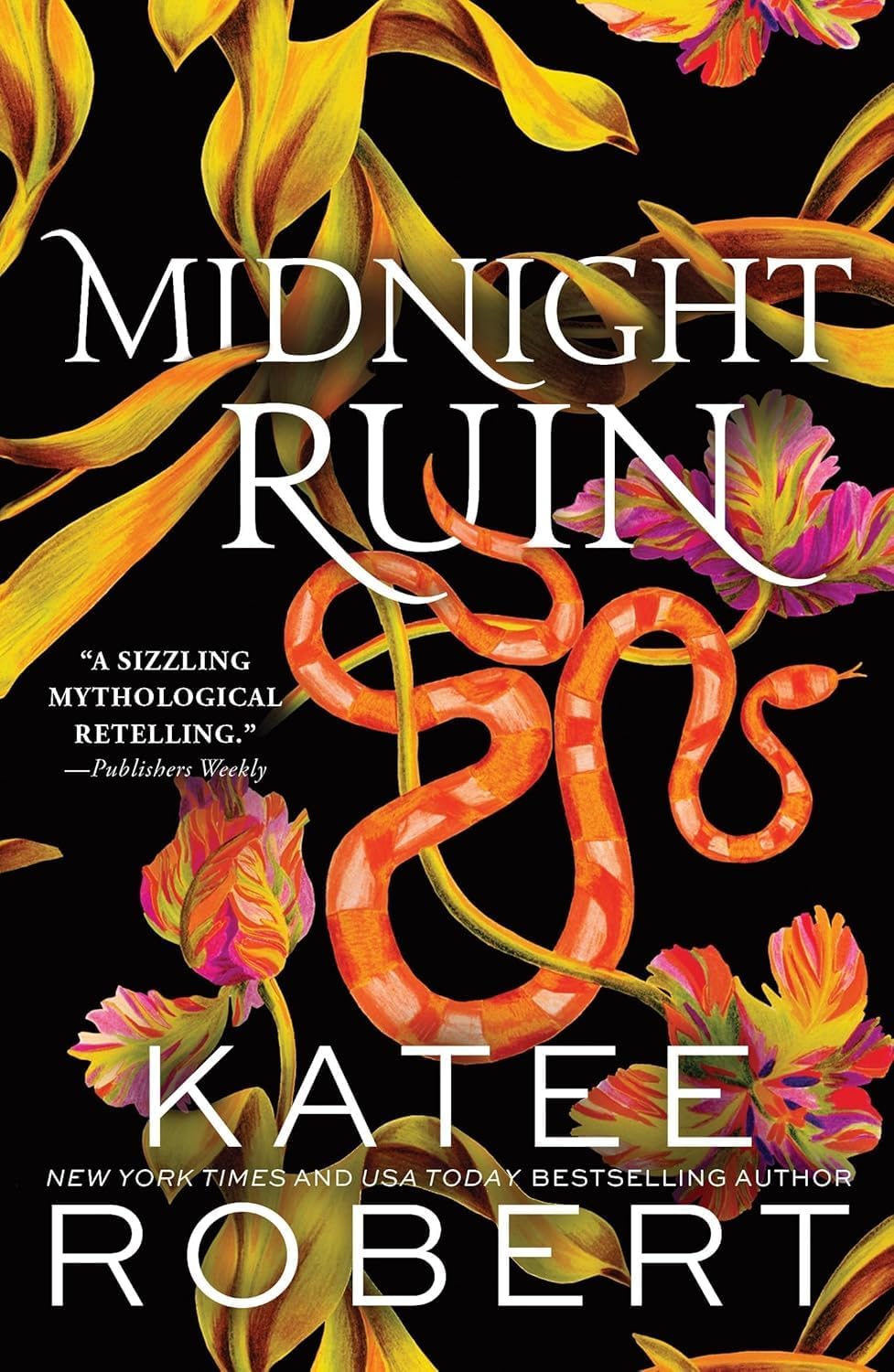 Midnight Ruin paperback cover, Book 6 of the Dark Olympus series by Katee Robert