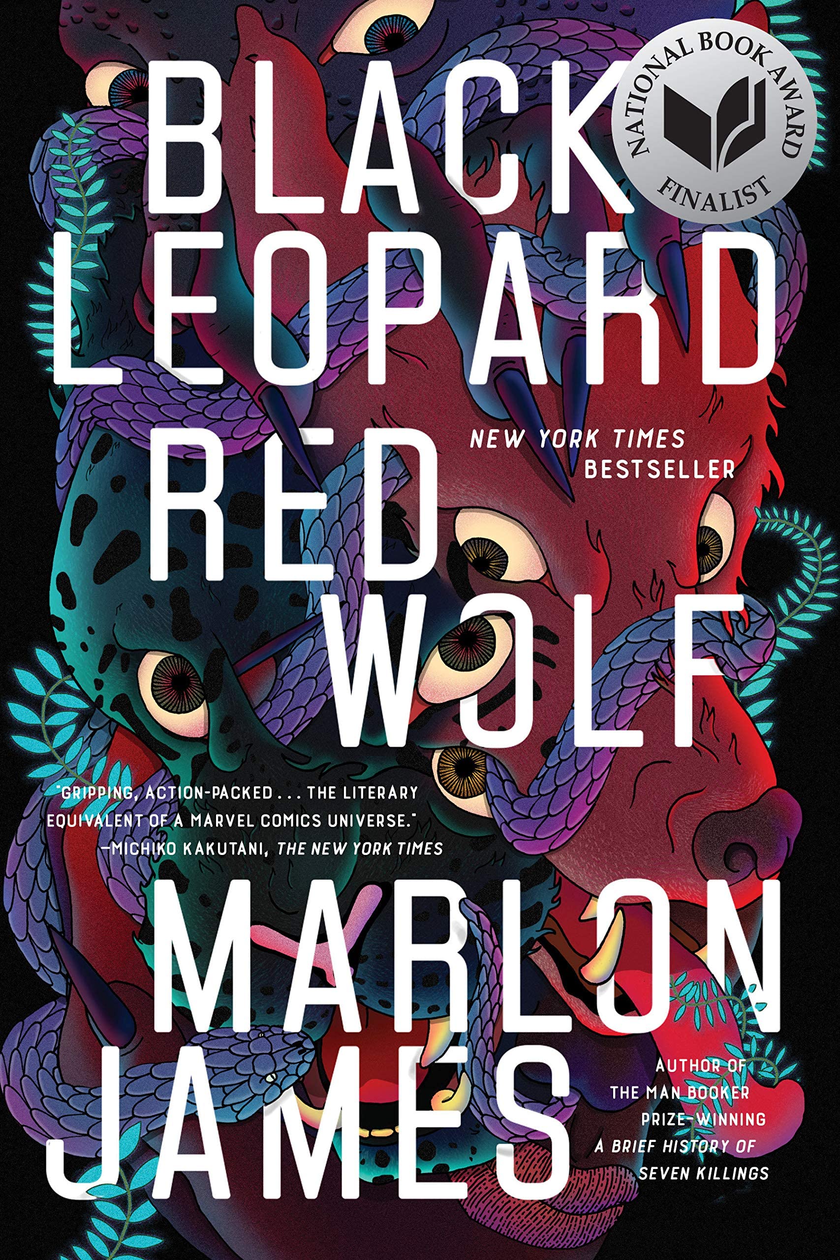 Moon Witch, Spider King by Marlon James paperback front cover, Dark Star Trilogy Book 2