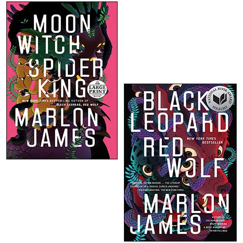 Black Leopard, Red Wolf by Marlon James paperback front cover, Dark Star Trilogy Book 1