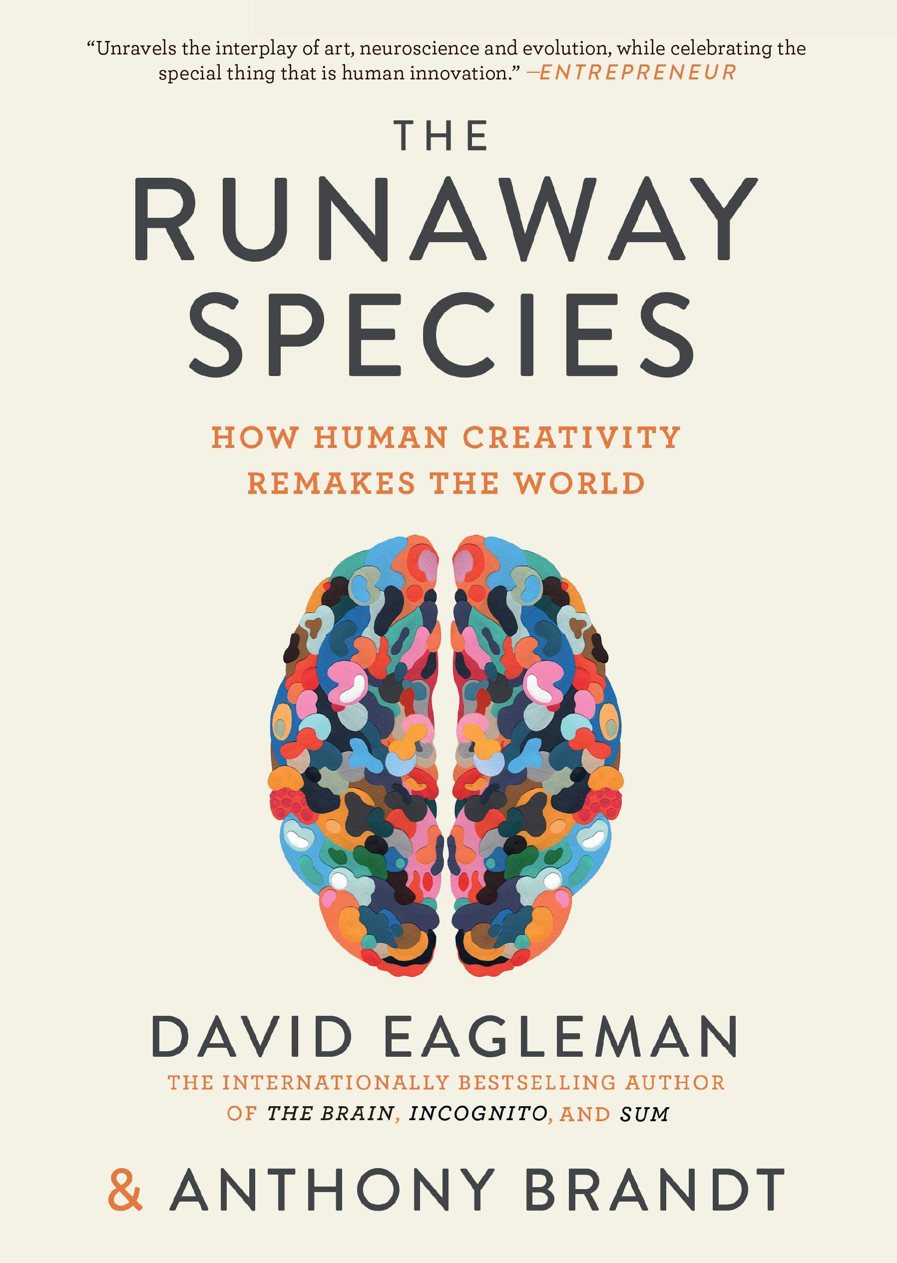 Stacked view of the David Eagleman 4-book paperback set highlighting the neuroscience and creativity themed cover artwork