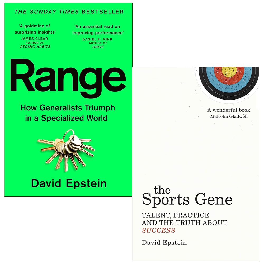 Front cover of Range by David Epstein, paperback nonfiction book