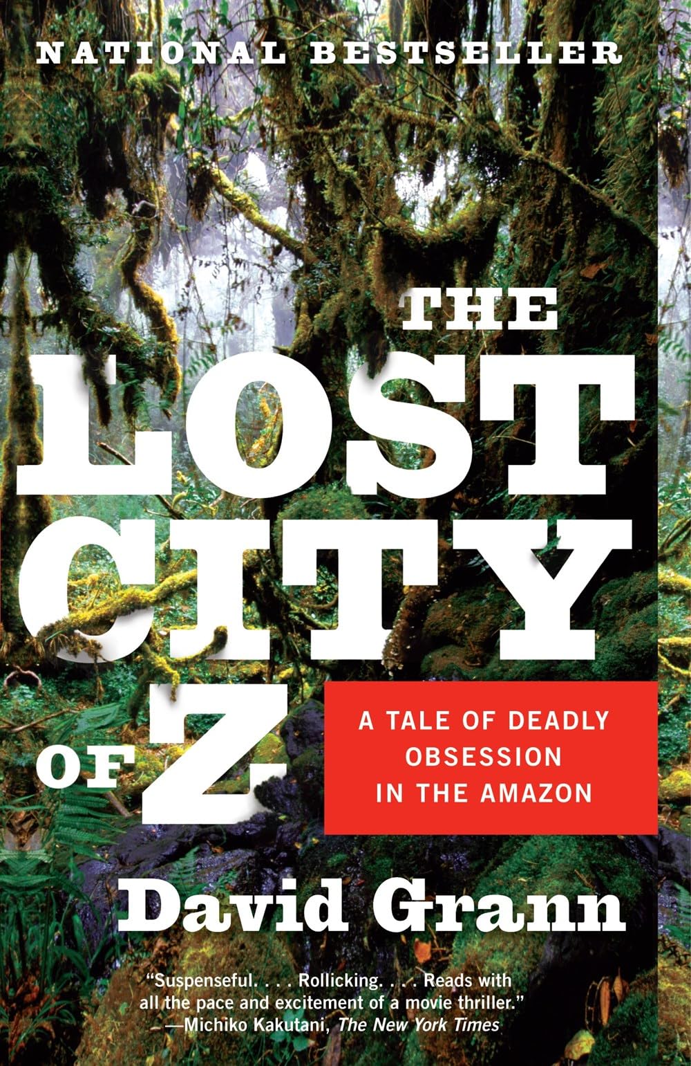 David Grann 2 book set spines showing Killers of the Flower Moon and The Lost City of Z titles