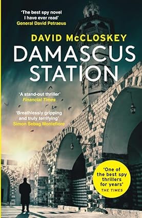 Damascus Station and Moscow X paperback covers shown side by side in the David McCloskey 2 book set