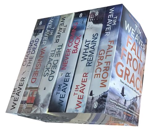 David Raker Missing Persons Series paperback set - back cover with book descriptions