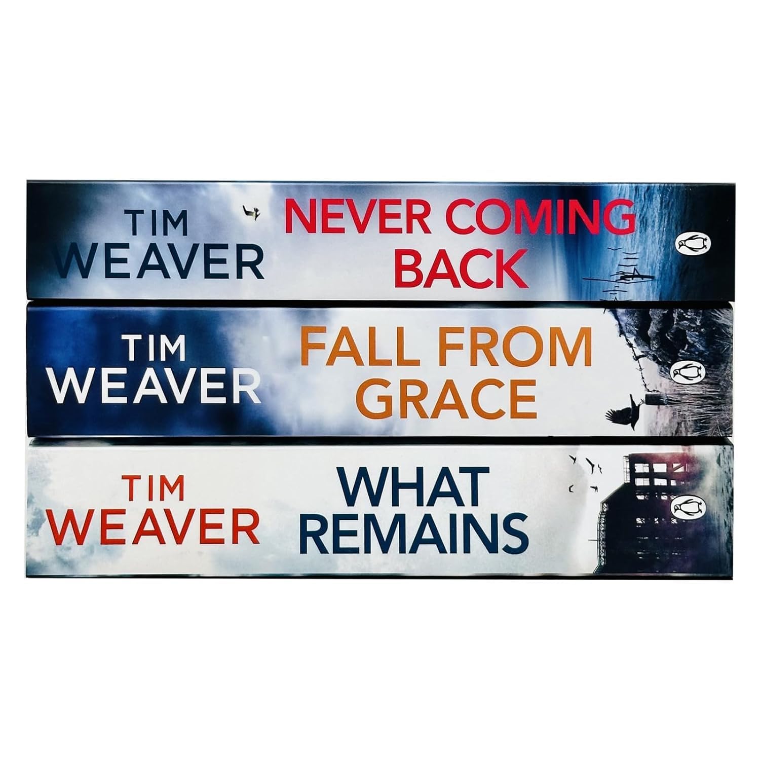 Never Coming Back by Tim Weaver paperback front cover, book 4 in the David Raker series