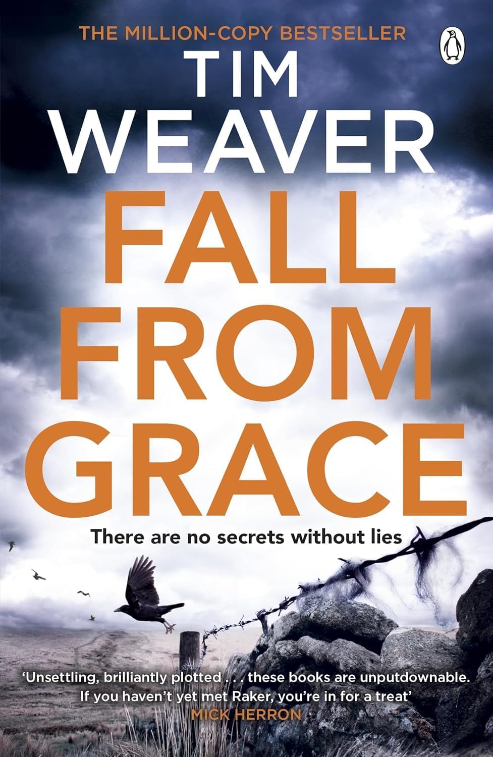 All three David Raker paperback novels by Tim Weaver fanned out showing spines and covers