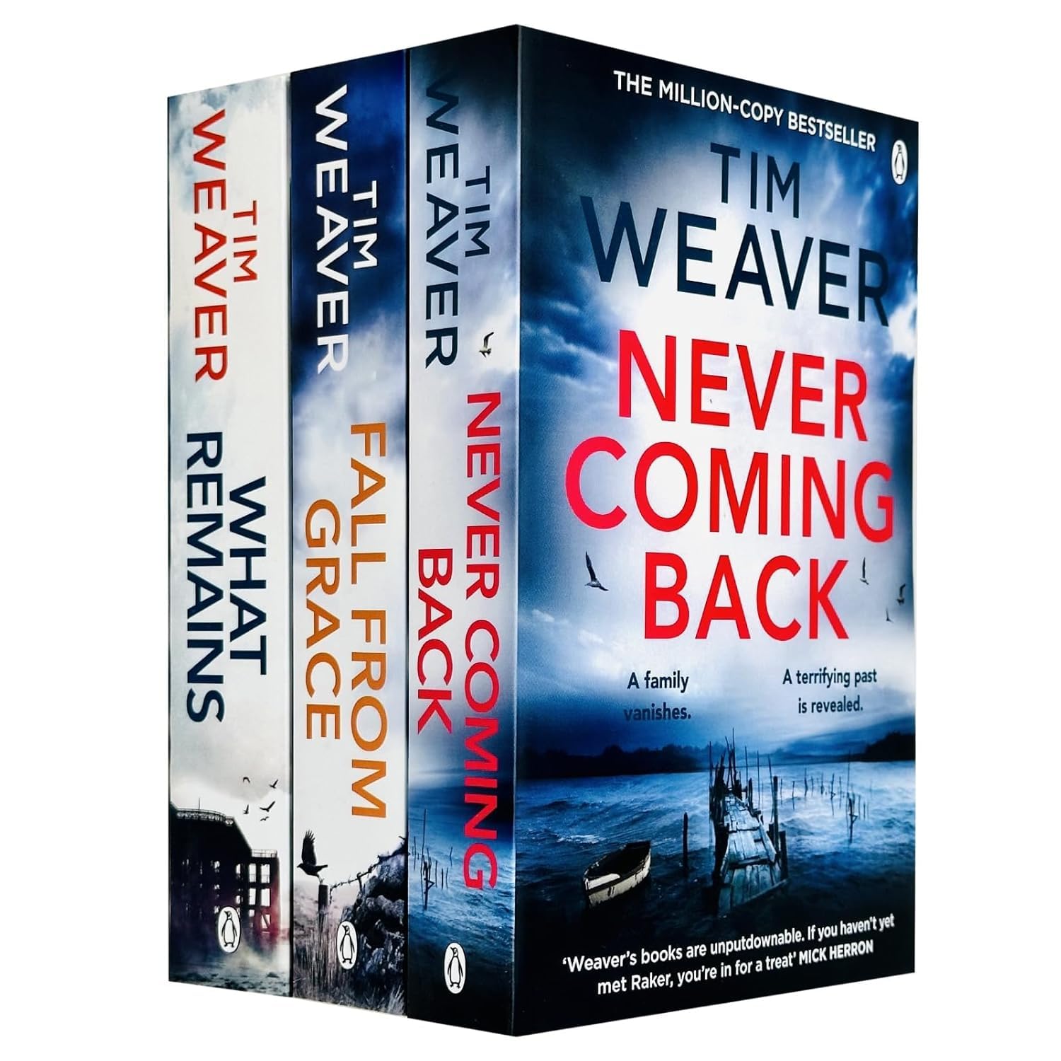 David Raker Series 4-6 by Tim Weaver 3 Books Collection Set paperback front cover