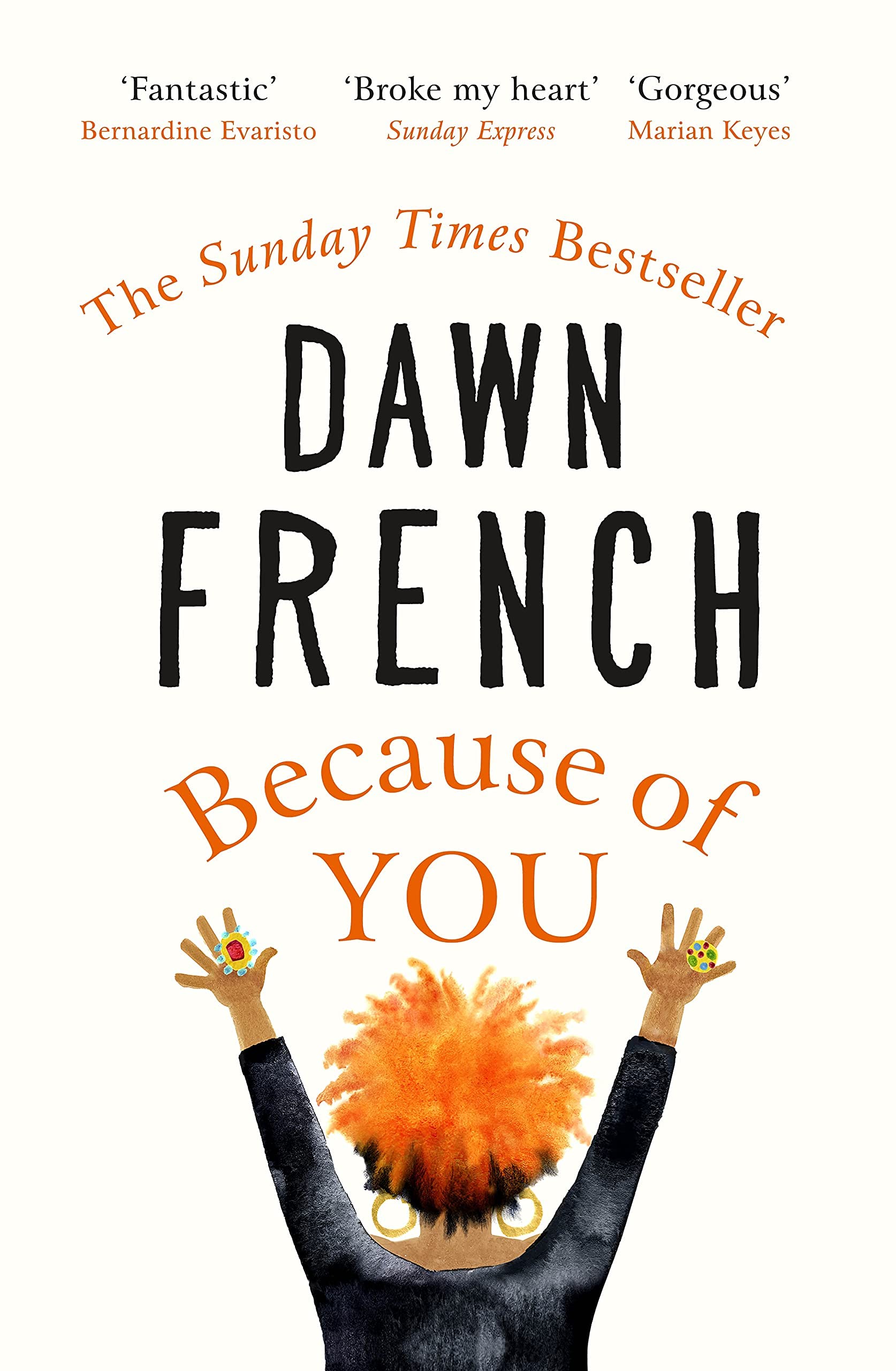 Back cover of Dawn French 4 Books Collection Set paperback showing blurb and book details