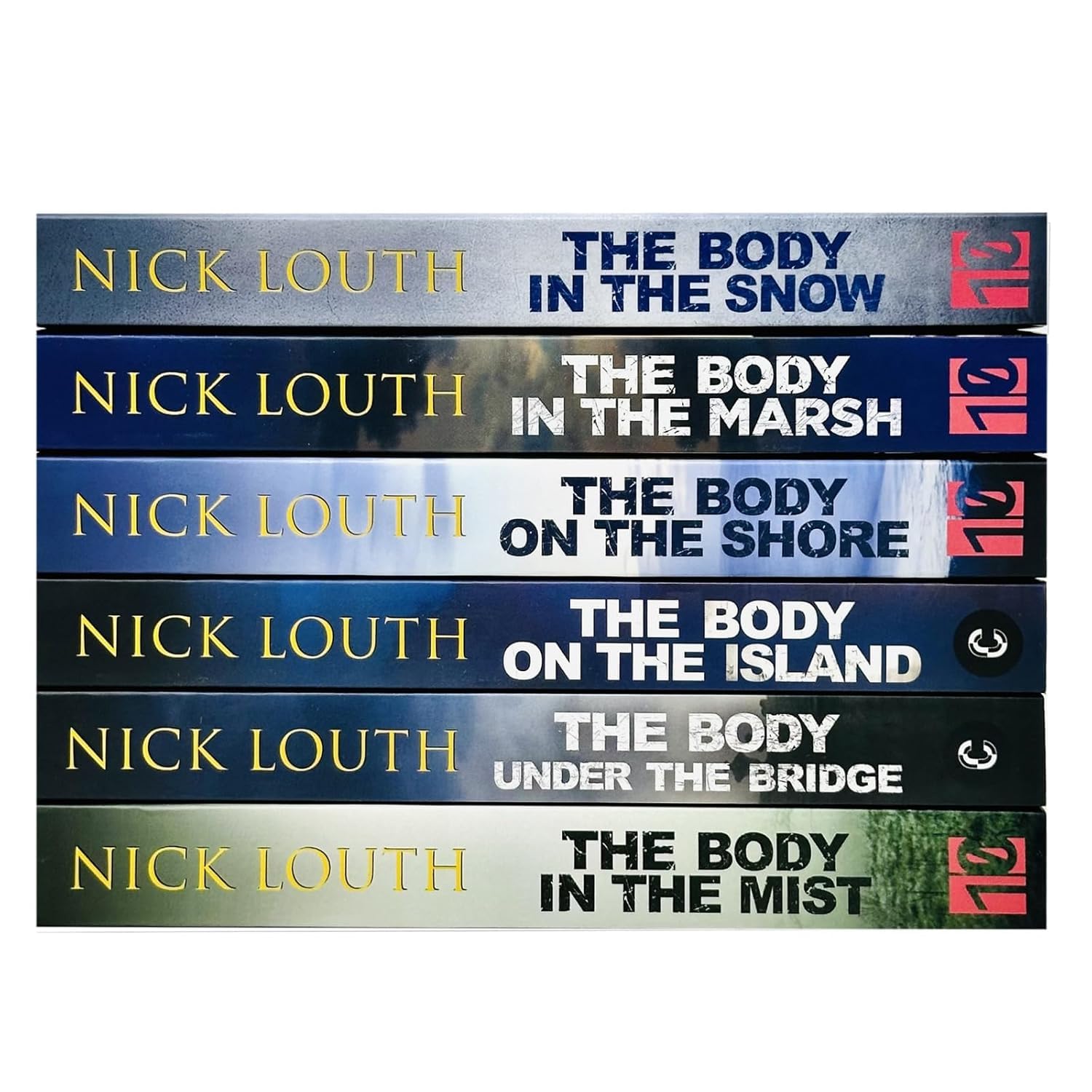 The Body in the Marsh and The Body on the Shore paperback covers from the DCI Craig Gillard series
