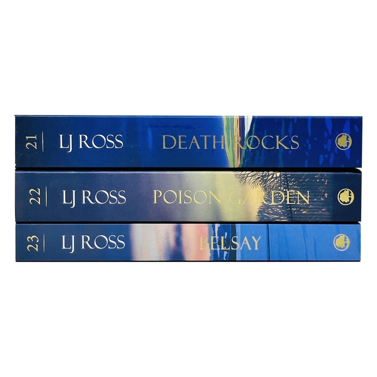 Death Rocks paperback cover, book one in this DCI Ryan Mysteries collection by LJ Ross