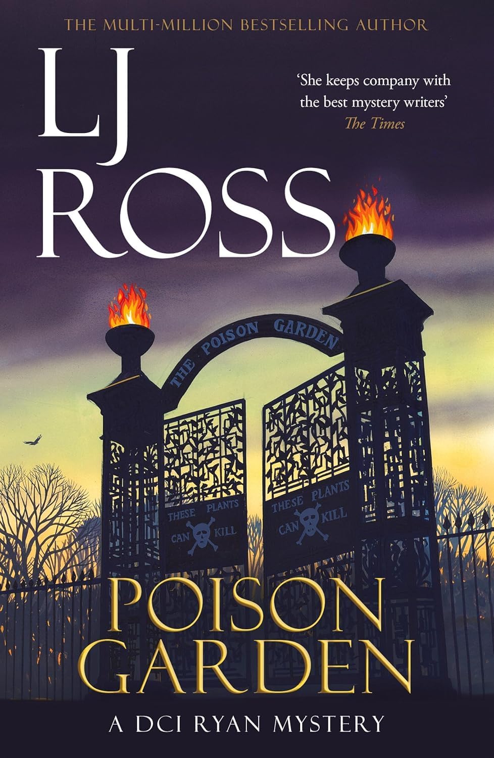 All three DCI Ryan Mysteries paperbacks by LJ Ross fanned out to show the full 3-book set