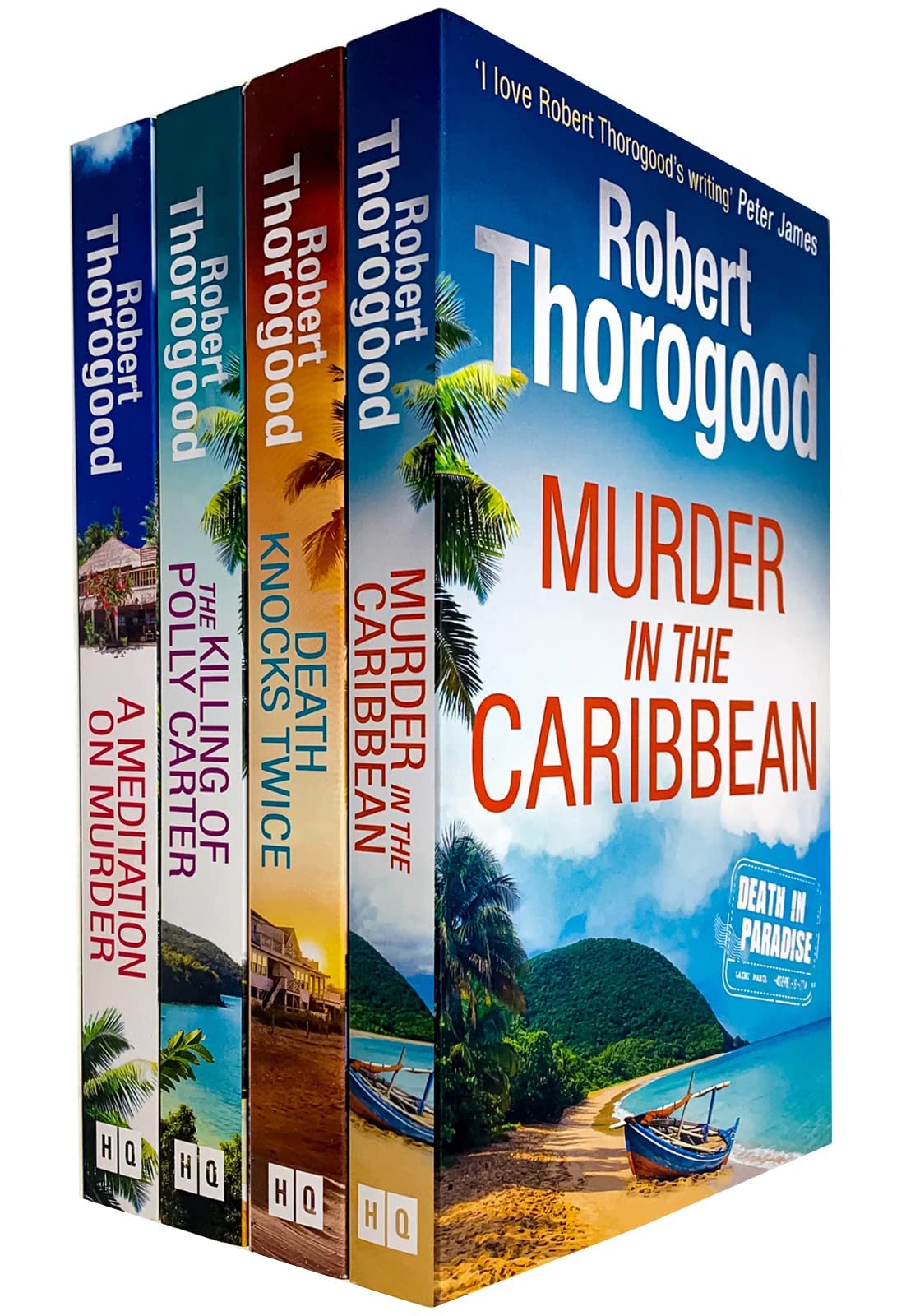 Death in Paradise Mystery Collection - full 4-book paperback set by Robert Thorogood