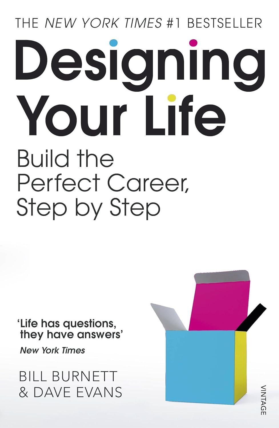 Designing Your Life by Bill Burnett and Dave Evans paperback book cover from the 3 books collection set