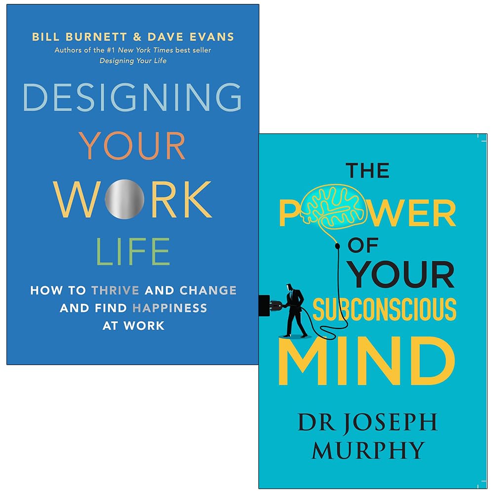 Designing Your Work Life and The Power of Your Subconscious Mind 2 books collection set paperback front cover