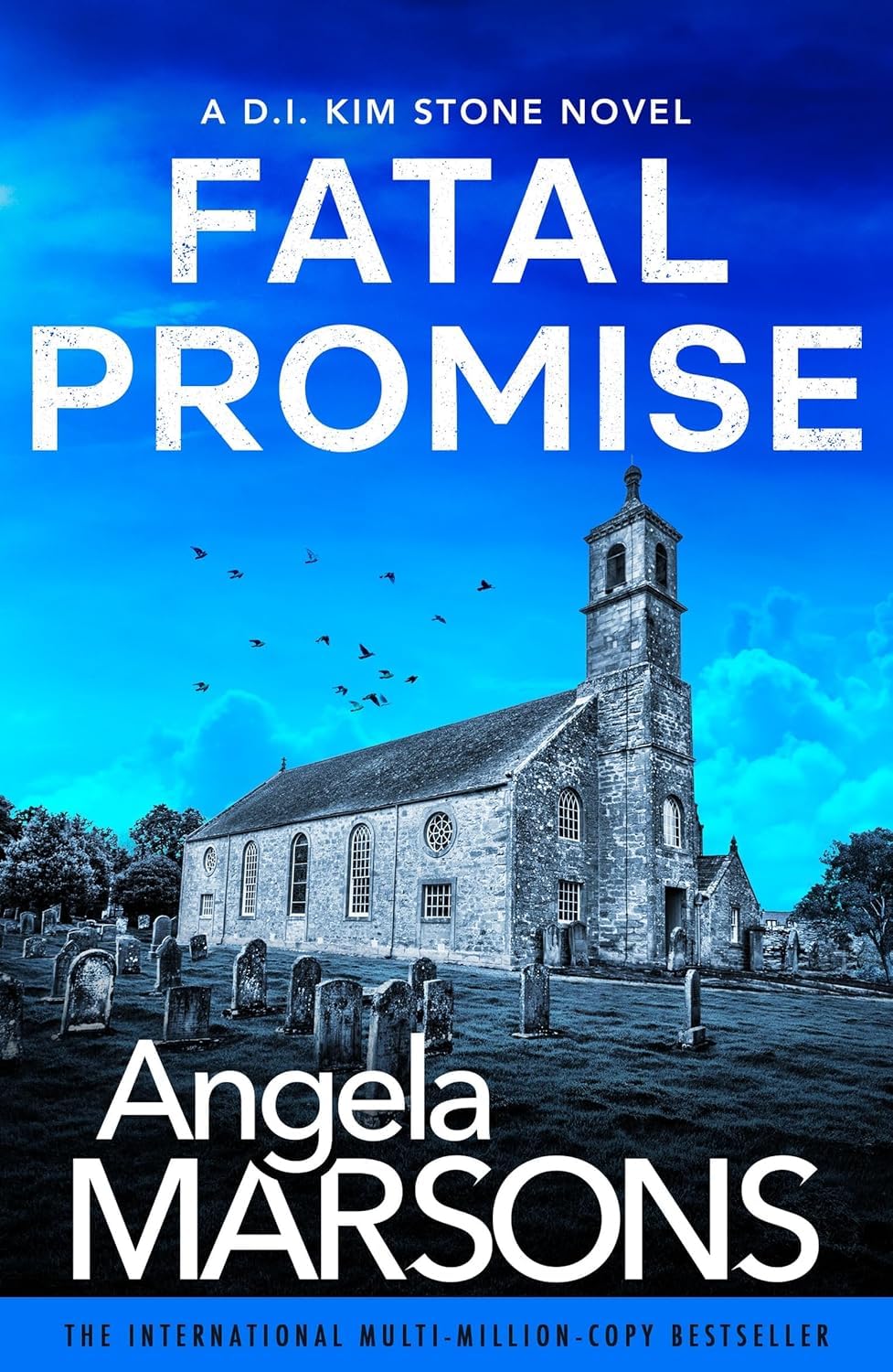 Close-up of Dead Memories paperback cover by Angela Marsons, Detective Kim Stone series