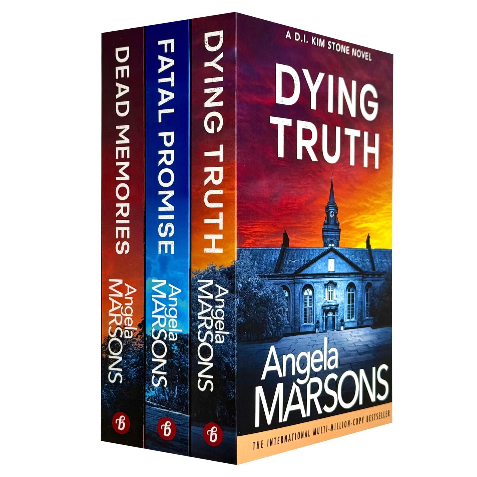 Detective Kim Stone series 3 books collection set by Angela Marsons - front cover paperback edition