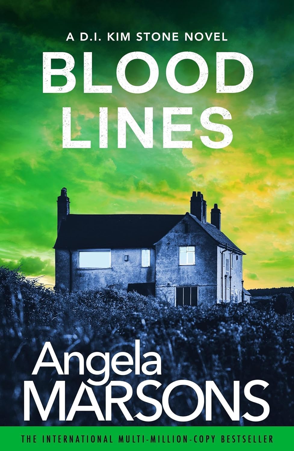 Dead Souls by Angela Marsons paperback cover, book 6 in the Detective Kim Stone crime series