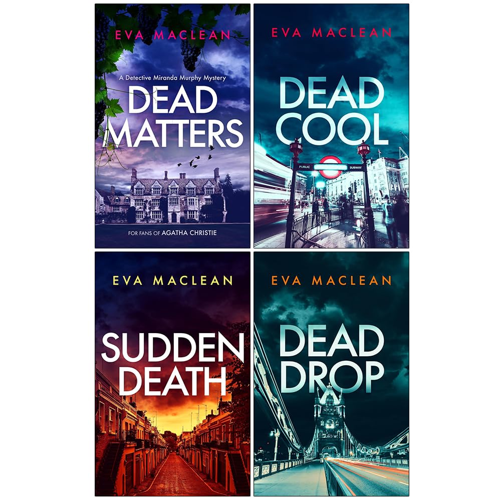 All four Detective Miranda Murphy paperbacks fanned out showing full collection set