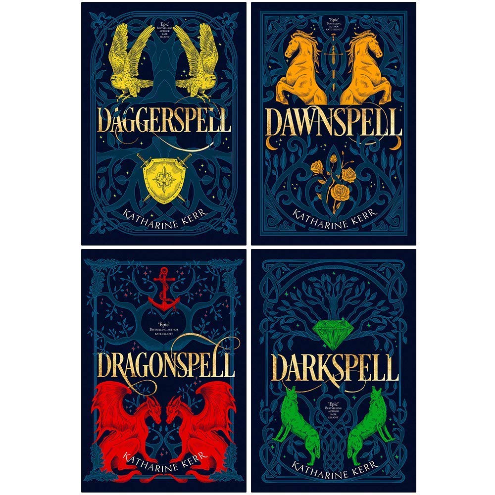 Daggerspell paperback cover from the Deverry Series by Katharine Kerr