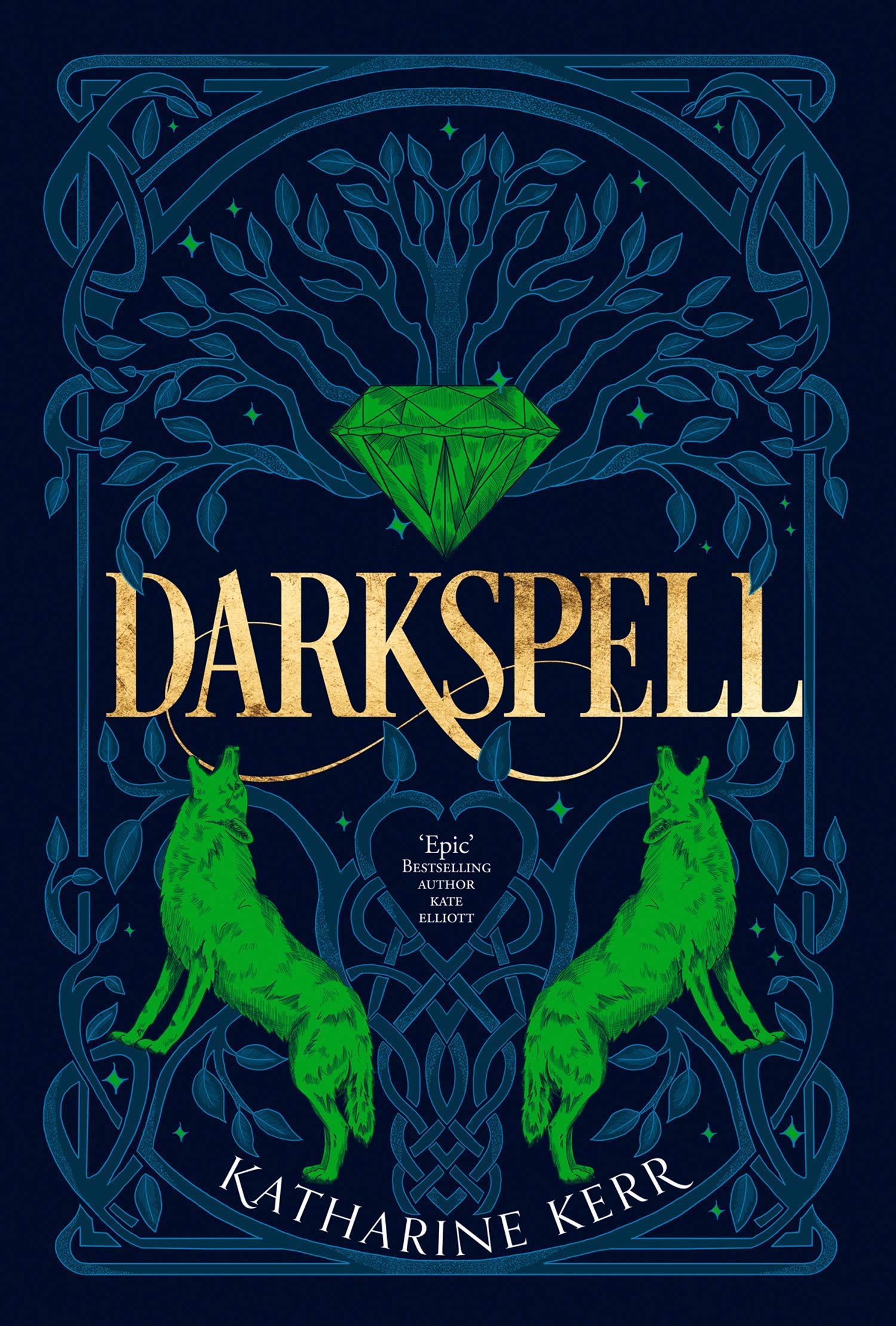 All four paperback books of the Deverry Series Collection Set by Katharine Kerr fanned out together