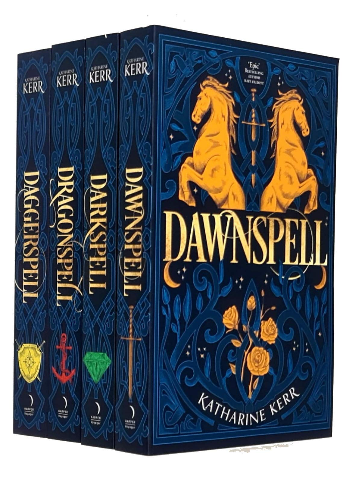 Front cover of the Deverry Series 4 Books Collection Set by Katharine Kerr, paperback edition