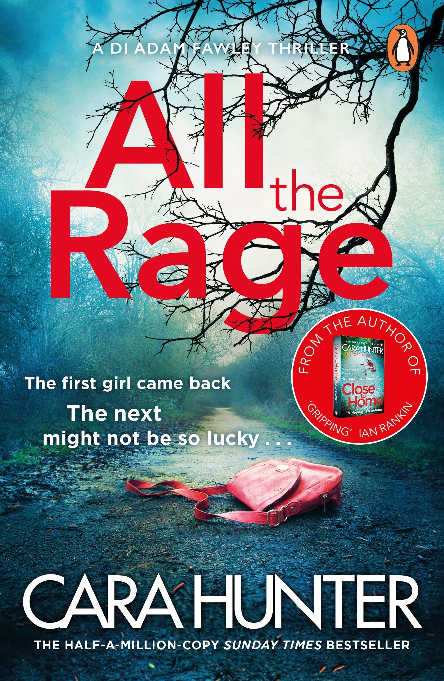 All five paperback books in the Cara Hunter DI Fawley Series Collection Set fanned out together