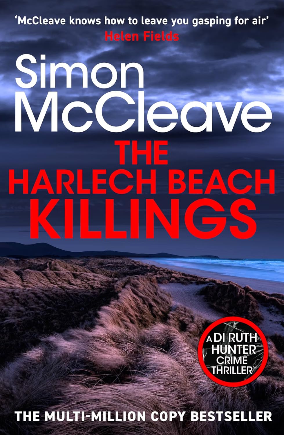 Back cover view of the DI Ruth Hunter Simon McCleave crime fiction paperback collection set