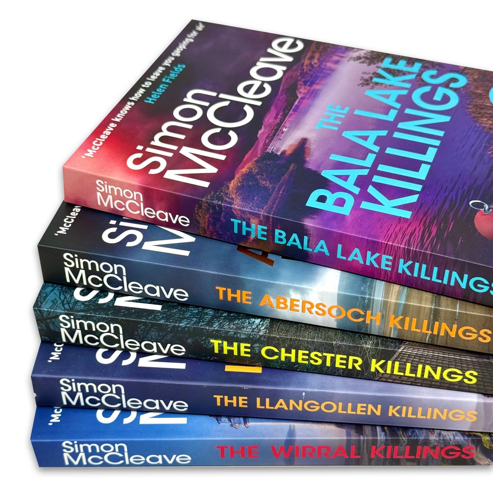 DI Ruth Hunter Series 18-22 by Simon McCleave paperback set - The Wirral Killings front cover