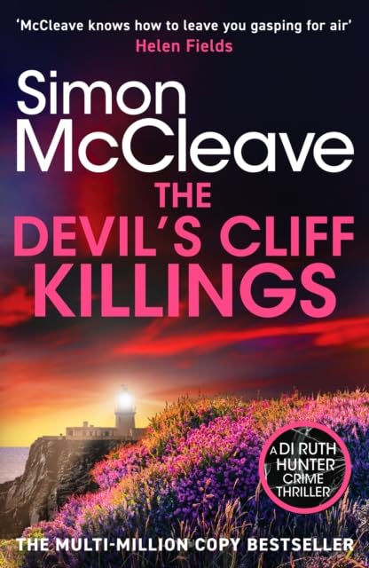 paperback cover of The Devil's Cliffs Killings by Simon McCleave, book 4 in the DI Ruth Hunter series