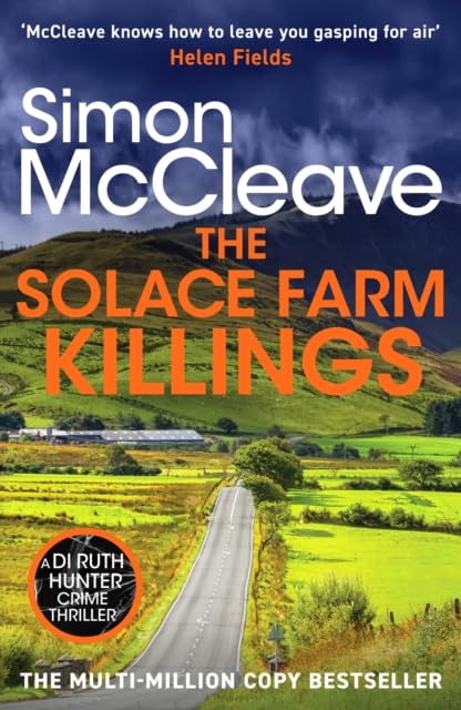 paperback cover of The Solace Farm Killings by Simon McCleave, book 7 in the DI Ruth Hunter series