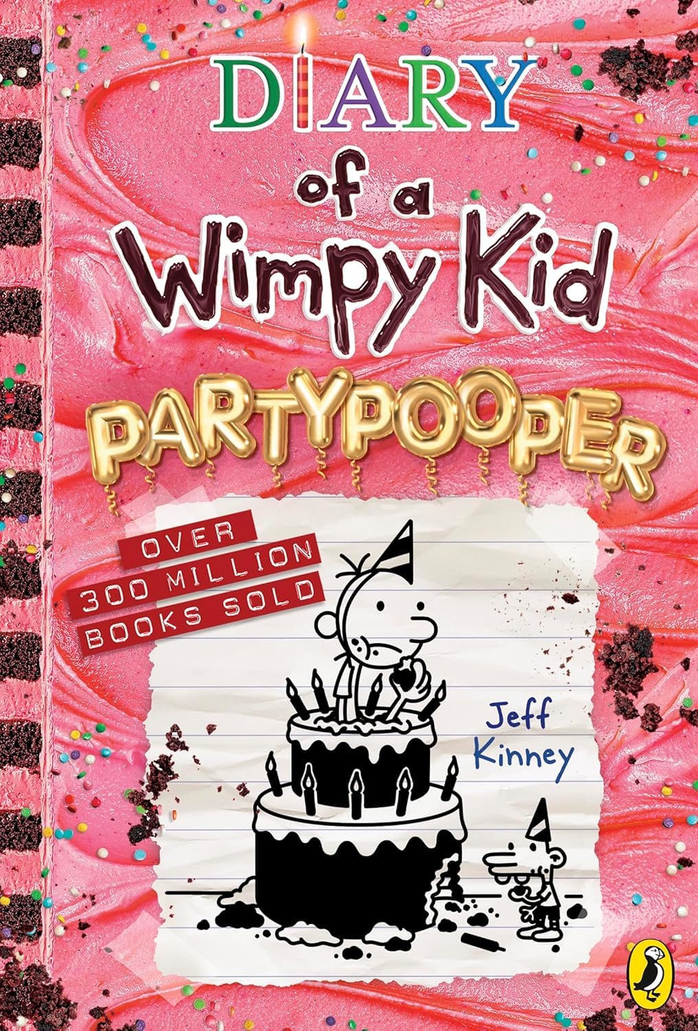 Diary of a Wimpy Kid: Partypooper paperback cover - book from the 4-book set
