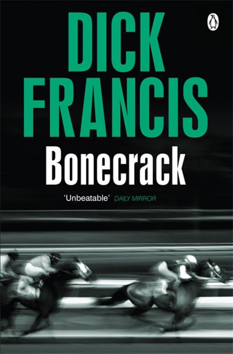 Risk, Bolt, and Come To Grief paperback covers stacked from the Dick Francis 13 book set