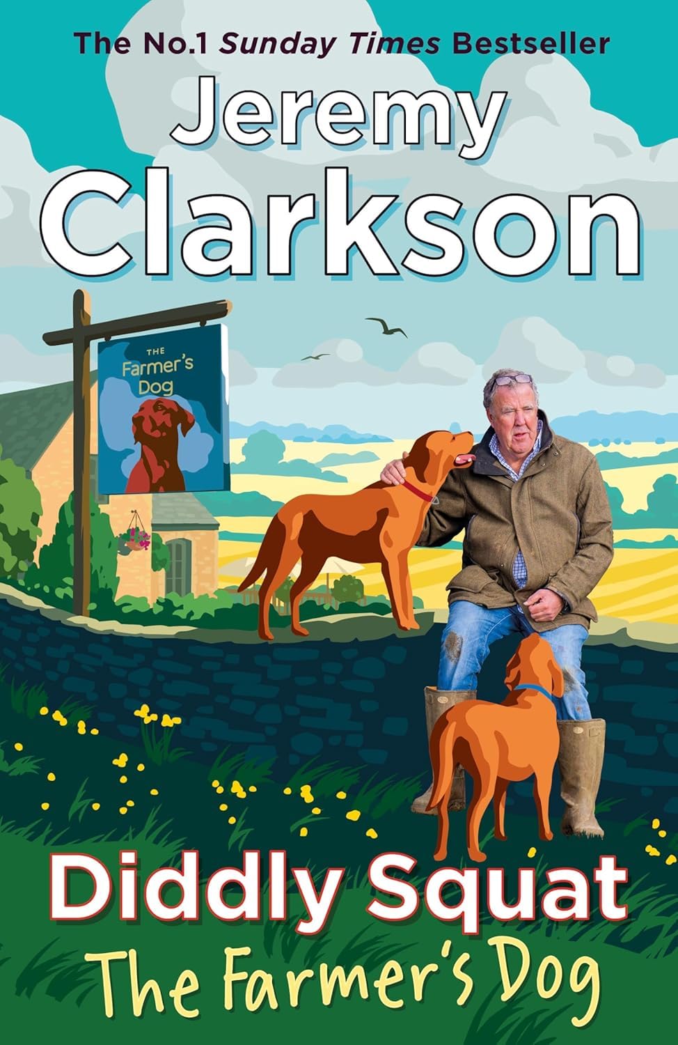 Diddly Squat: A Year On The Farm paperback front cover by Jeremy Clarkson