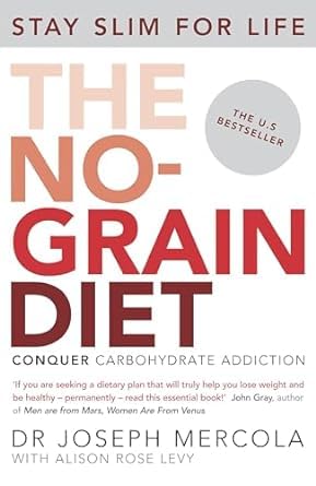 Back cover detail of the diet books collection set featuring The No-Grain Diet and The KetoDiet Cookbook paperbacks