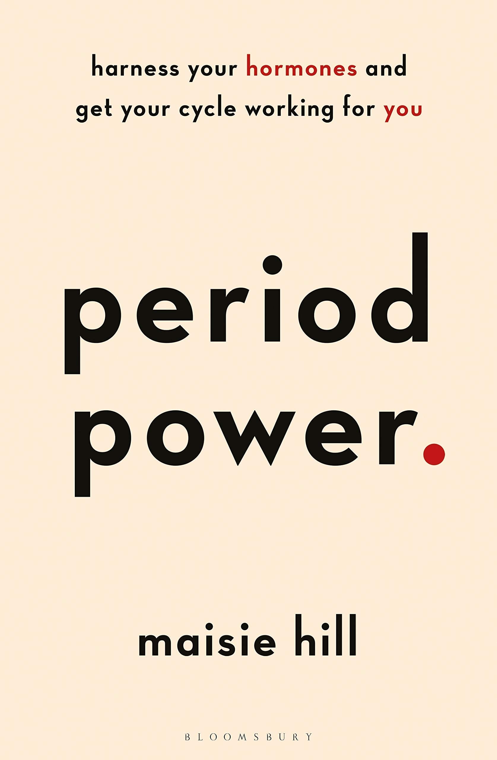 Period Power by Maisie Hill paperback front cover, part of the 5 book diet and nutrition set