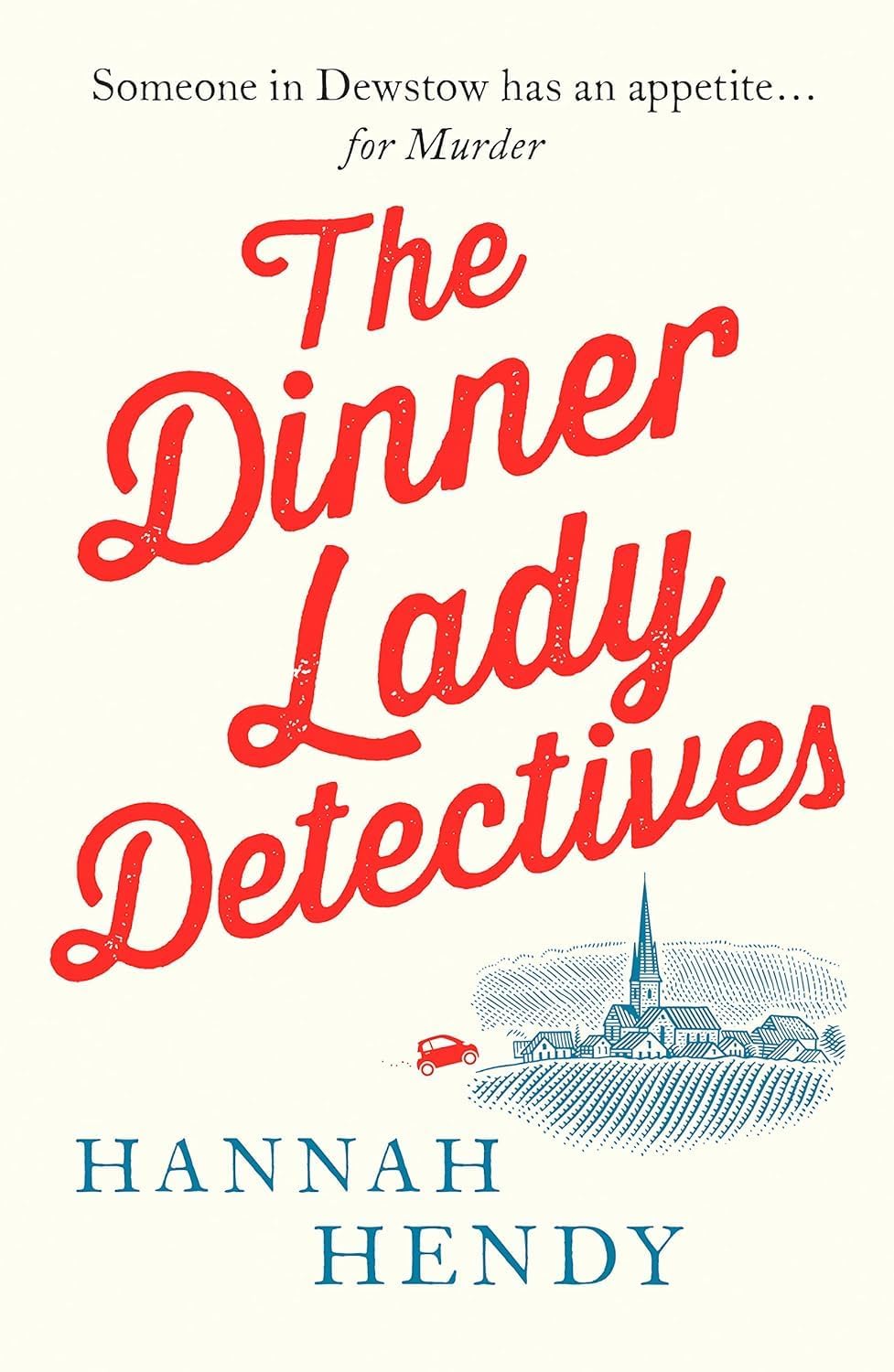 The Dinner Lady Detectives series - front covers of An Unfortunate Christmas Murder and A Terrible Village Poisoning paperbacks
