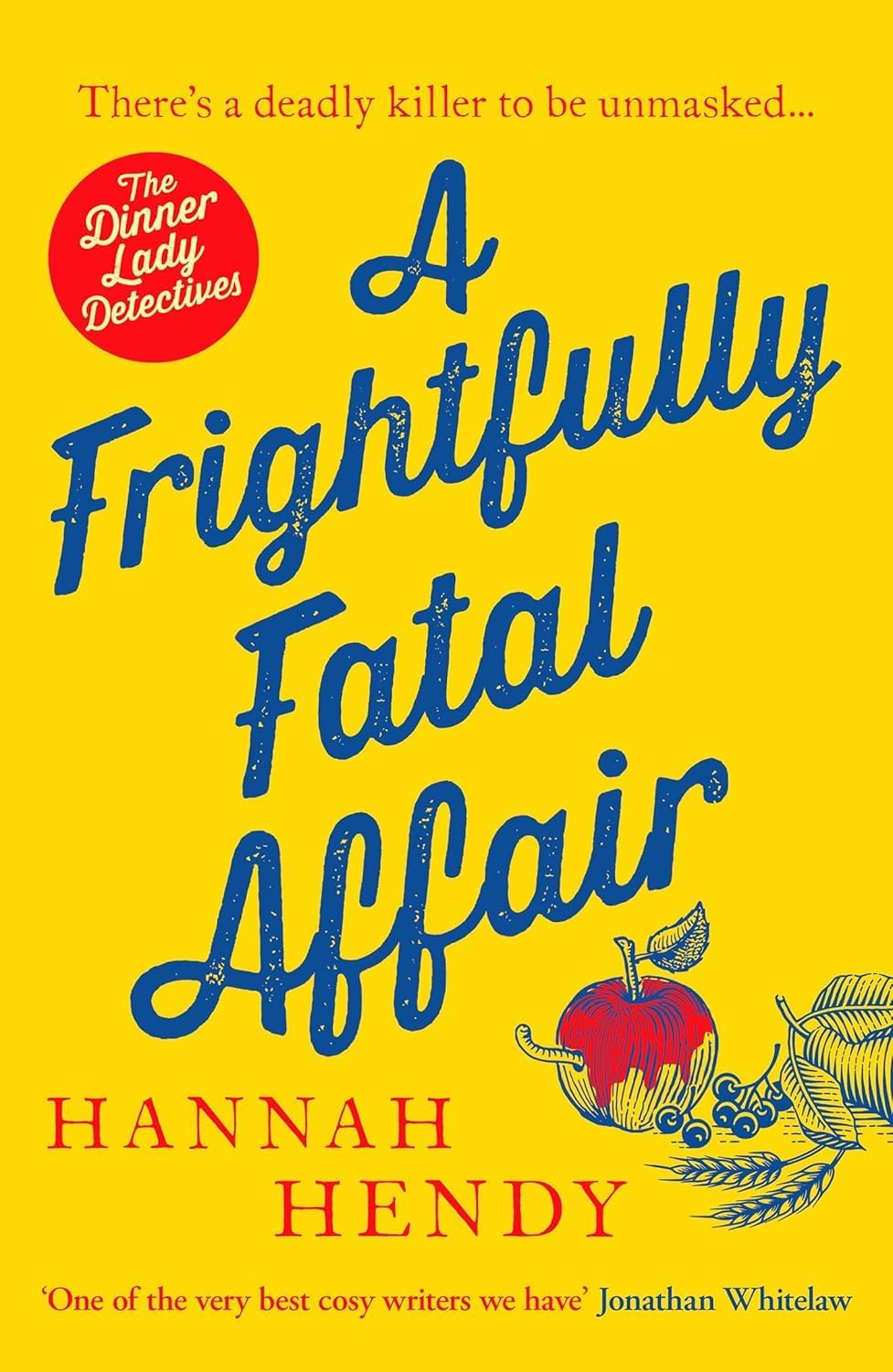 All six Dinner Lady Detectives paperback books fanned out showing the full collection set