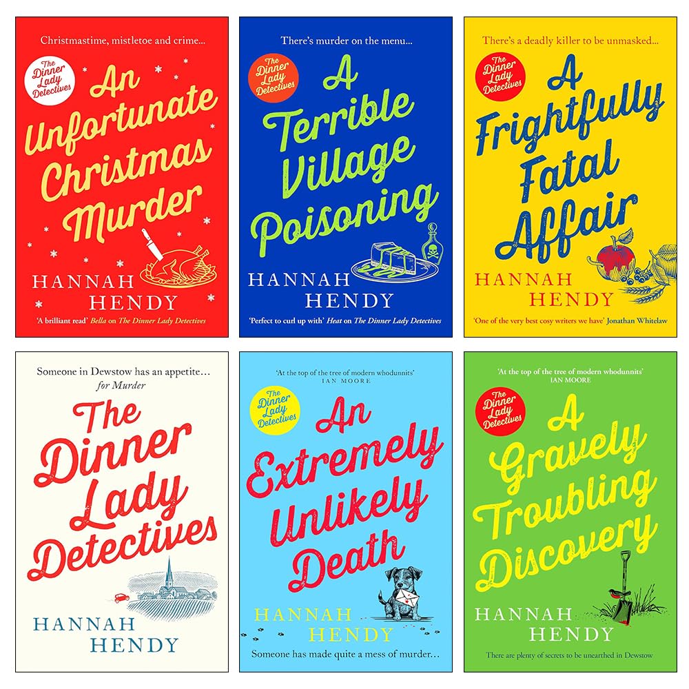 The Dinner Lady Detectives 6 Books Collection Set by Hannah Hendy - front cover of the paperback box set