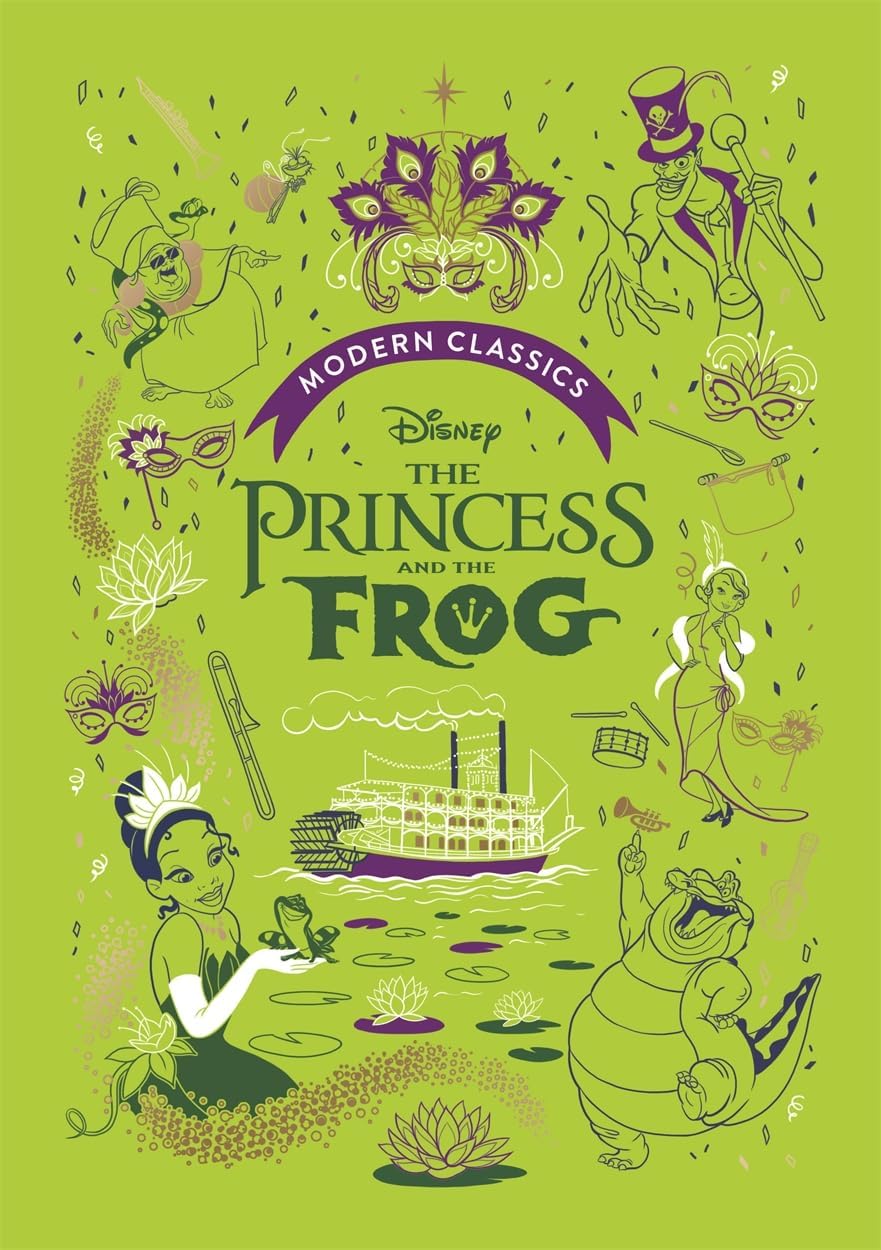 All six Disney & Pixar Modern Classics hardback books fanned out showing foiled covers