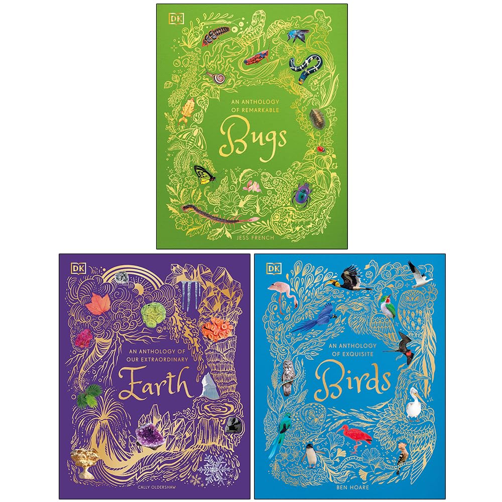 DK Children's Anthologies 3 books collection set hardback - front cover of An Anthology of Remarkable Bugs by Jess French