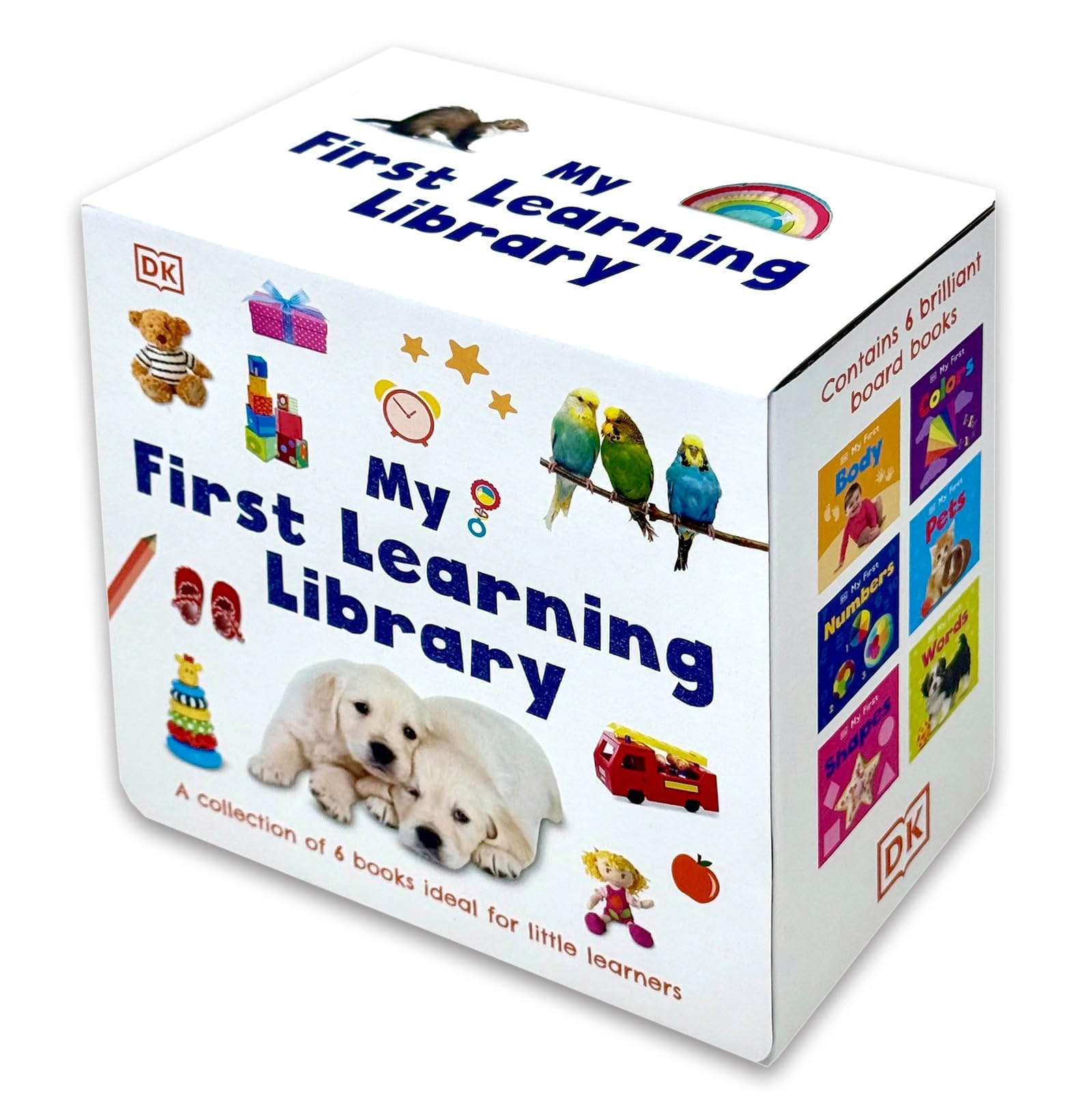 My First Body and My First Colors board books opened to show bright photographic inside pages