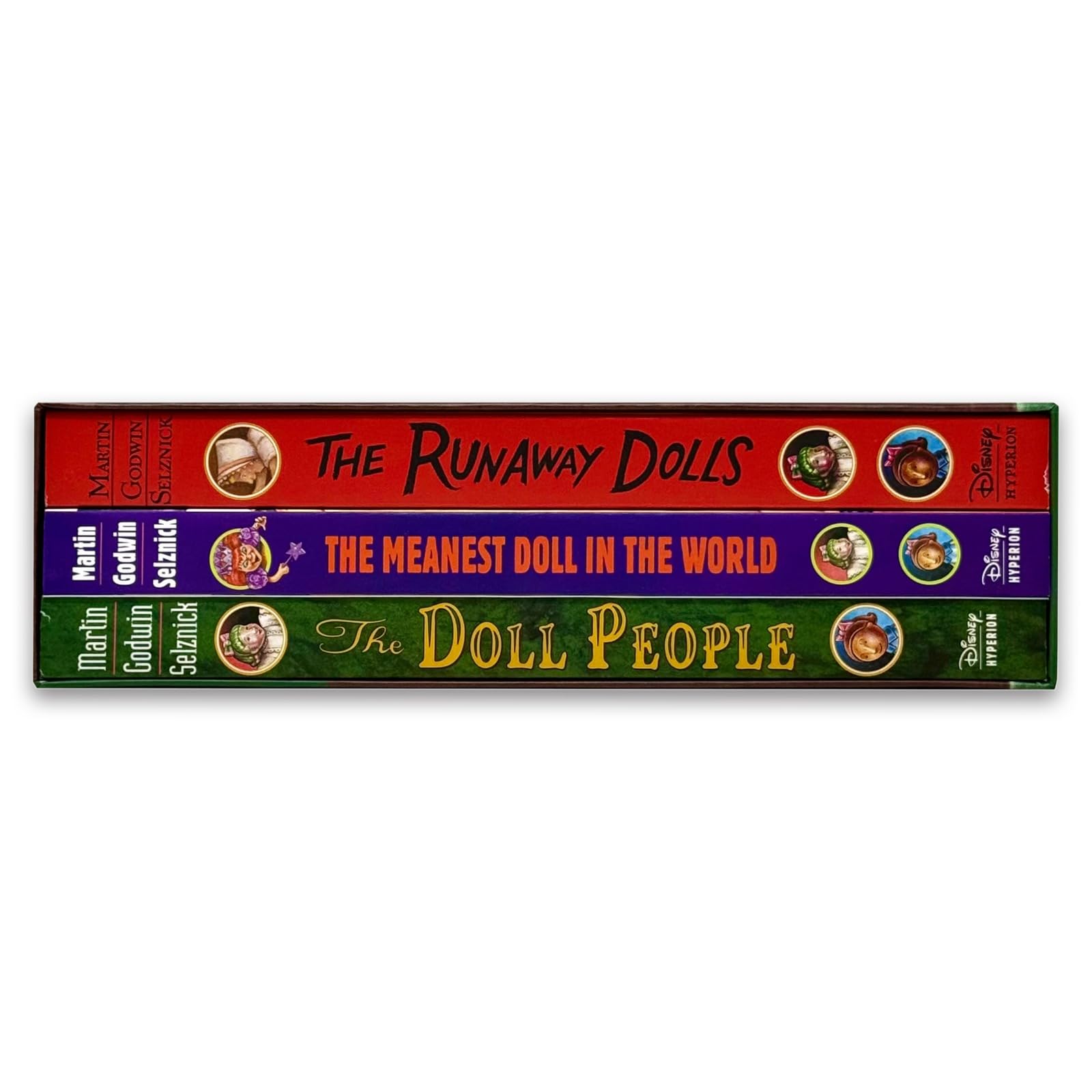 The Runaway Dolls paperback book cover from the Doll People series