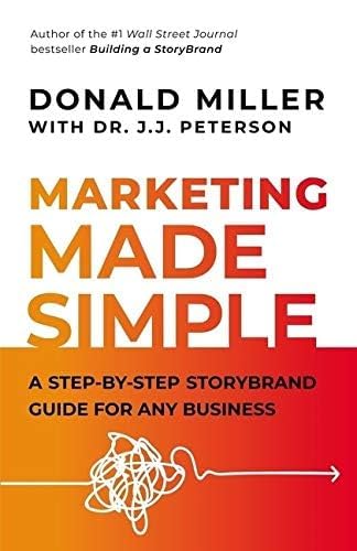 Close-up of the Business Made Simple paperback cover by Donald Miller