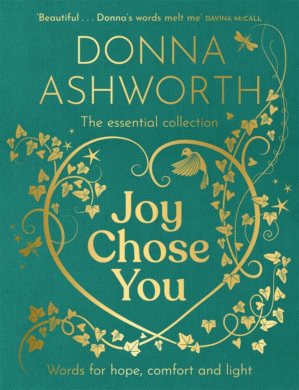 Donna Ashworth Collection hardback poetry set — back covers of the five-book set