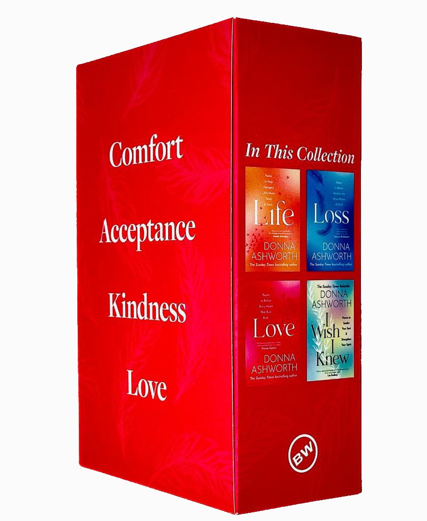 Donna Ashworth Collection hardback box set spine and packaging view showing all four titles