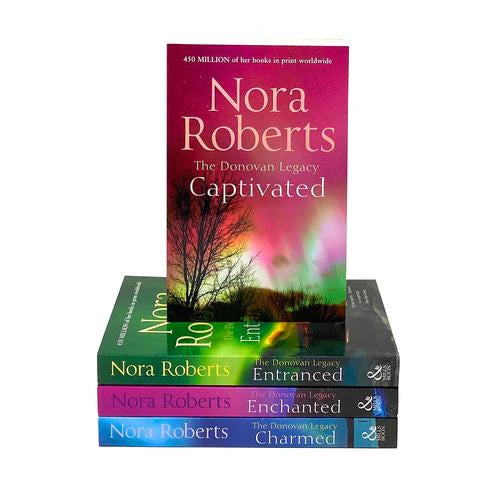 Back cover detail of a Donovan Legacy paperback novel by Nora Roberts showing the book blurb and ISBN.